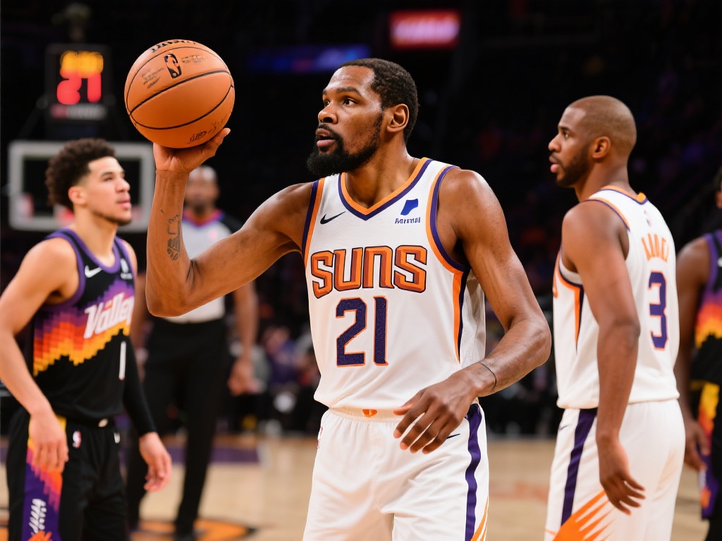 季后赛硝烟弥漫,勇士迎战太阳引发热议 太阳队本赛季得到了明星球员凯文·杜兰特的